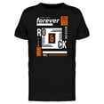 thumbnail image 1 of Forever Rock Typography Tee Men's -Image by Shutterstock, 1 of 2