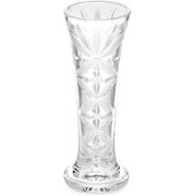 Forever Rose Crystal Bud Vase, Decorative Crystal Clear Glass Bud Vase, Perfect for Real & One of a Kind Forever Roses, 7  Tall