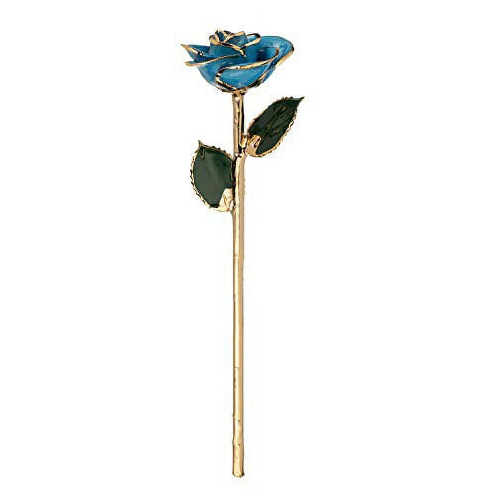 Forever Rose USA Brand, a Genuine, One of a Kind, Real Frozen Blue