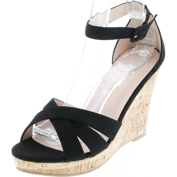 Forever Seal-30 Women's Fashion Open Toe Ankle Buckle Strap Wedge Platform Sandals Shoes