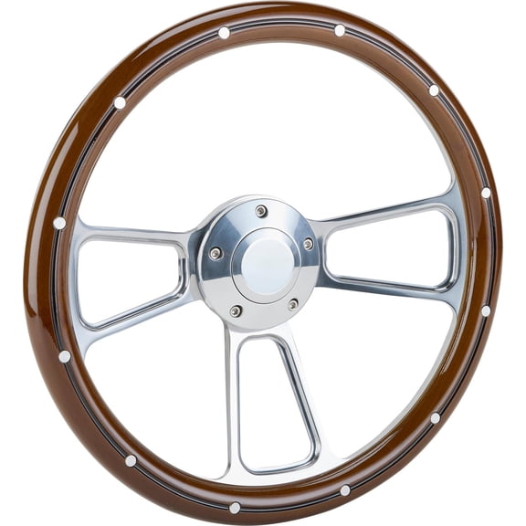 Forever Sharp 1098,HP5,HW14SMRBA 14 In Muscle Mahogany Wheel