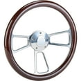 thumbnail image 1 of Forever Sharp 1098,HP5,HW14WD 14 In Billet/Wood Muscle Wheel, 1 of 7