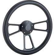 Forever Sharp 1099,HW14B,HB5 14 In Black Muscle Steering Wheel