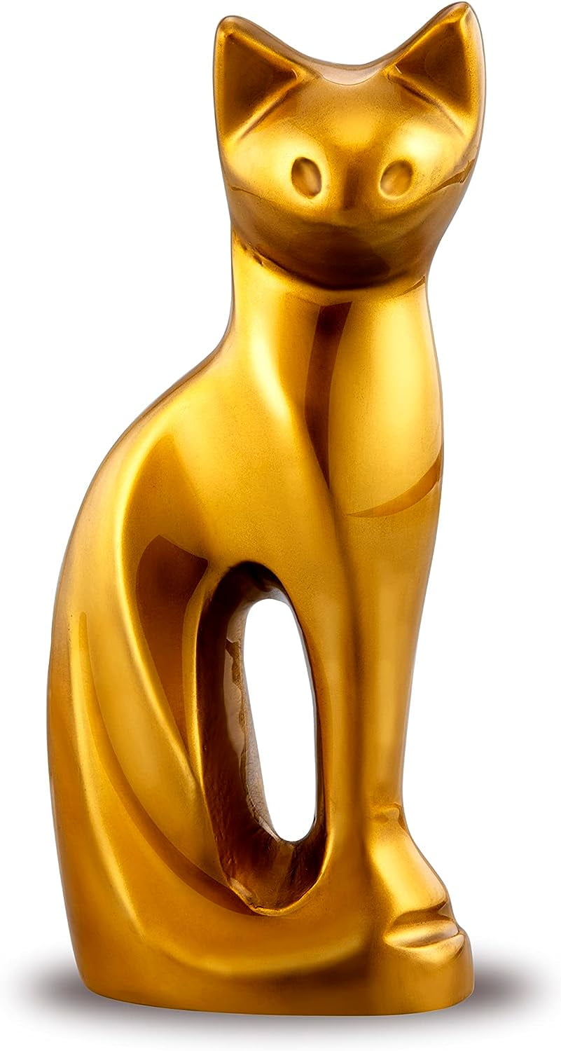 MQQYLBHDS Pet Cat Urn As Kat Vorm Memorial Cremation Urns Handgemaakte Zwarte Decoratieve Urnen Voor Begrafenis Kat Urn Cat Memorial (Kleur: Zwart, Maat: 400ml MQQYLBHDS Pet Cat Urn As Kat Vorm Memorial Cremation Urns Handgemaakte Zwarte Decoratieve Urnen Voor Begrafenis Kat Urn Cat Memorial (Kleur: Zwart, Maat: 400ml