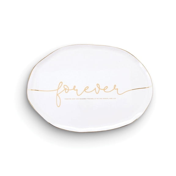 Forever Wedding Ceramic Serving Platter