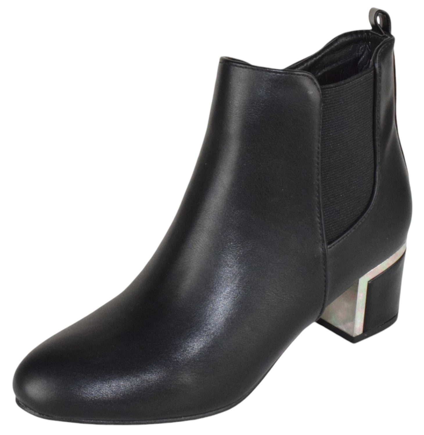 Dream Pairs Women's Low Heel Chunky Ankle Boots Winter Shoes