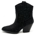 Forever Women Cowgirl Cowboy Western Ankle Boots Pointy Toe Rhinestone