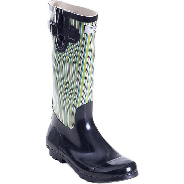 Ladies tall 2025 rain boots
