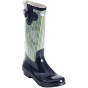 Forever Young Ladies Tall Shaft Rain Boots Printed.