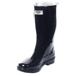 Women's rubber boots with zipper online