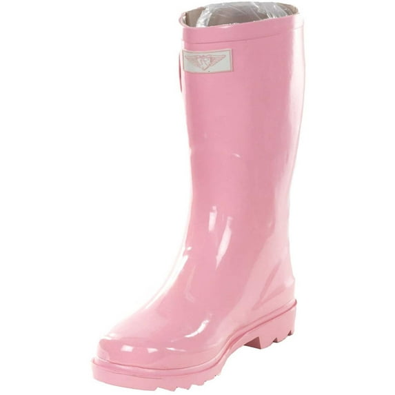 Forever Young Mid-Calf Solid Color Rubber Rain Boots (Women)