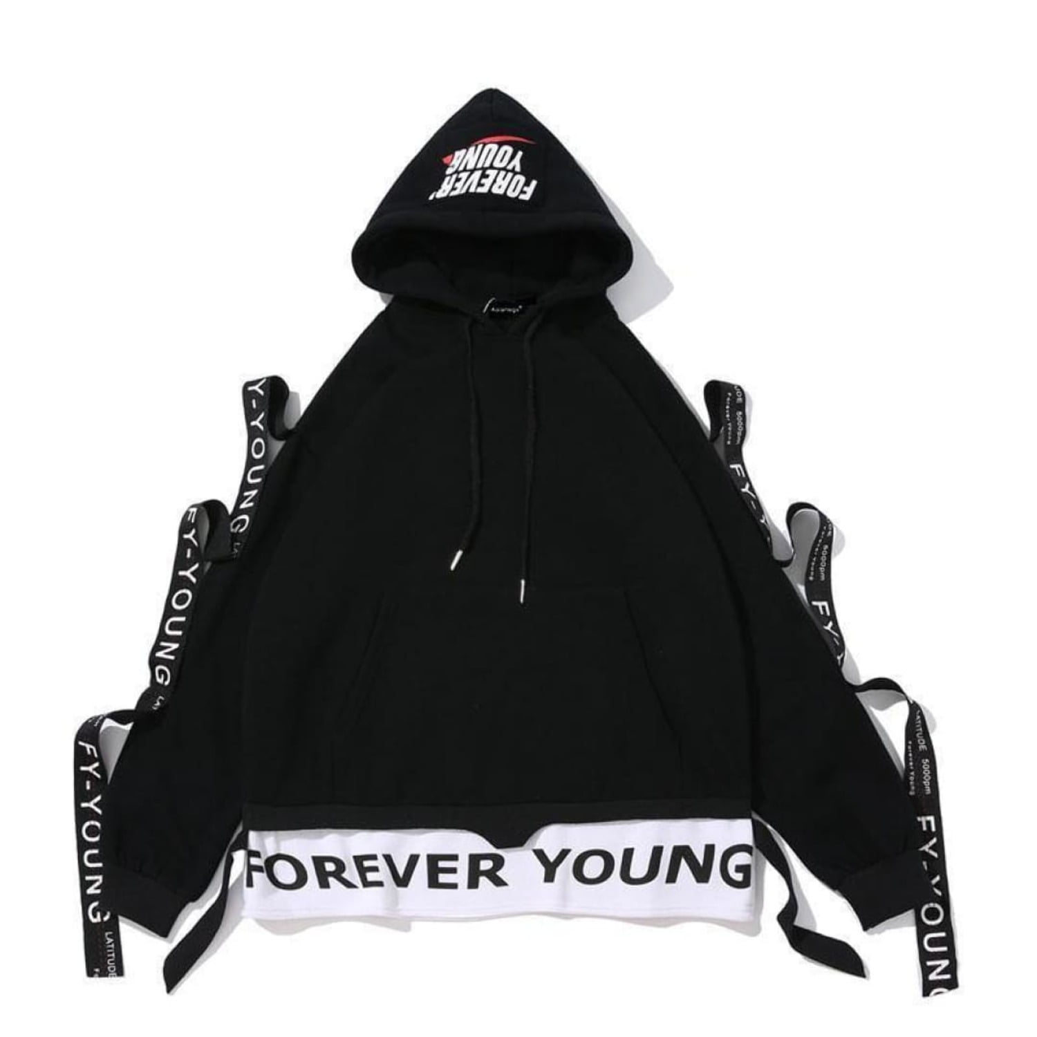 Forever Young Pullover Hoodie Sweatshirt