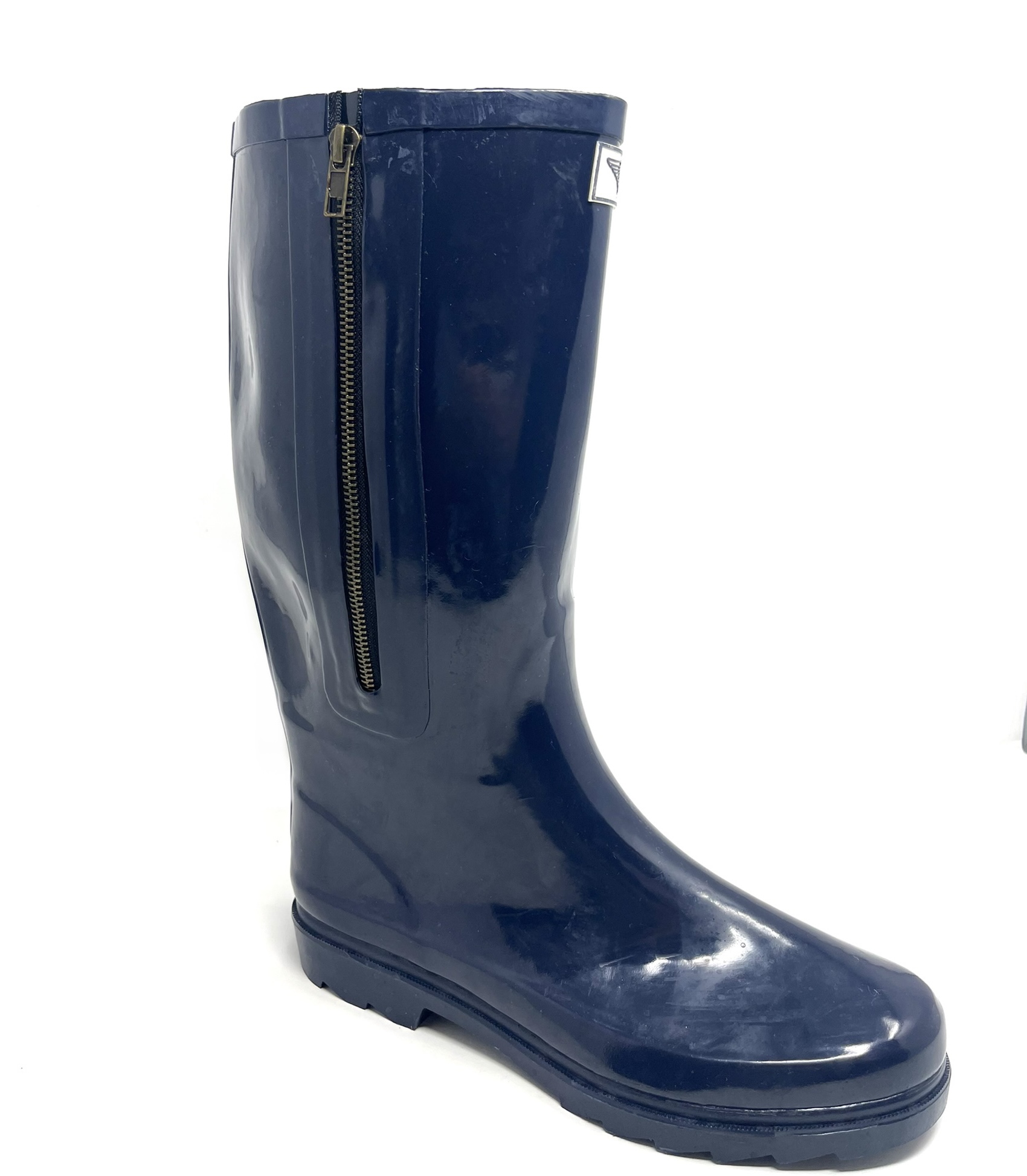 Rubber boots with hot sale zippers on side