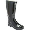 thumbnail image 1 of Forever Young Solid Rubber Rain Boots with Side Zipper (Women's), 1 of 1