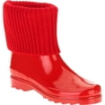 thumbnail image 1 of Forever Young Women's Ankle Length Mock-Sock Rain Boot, 1 of 1