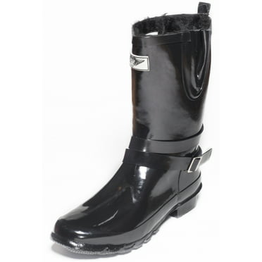 Josmo Outdoor Women's Waterproof Quilted Tall Rain Boot - Walmart.com