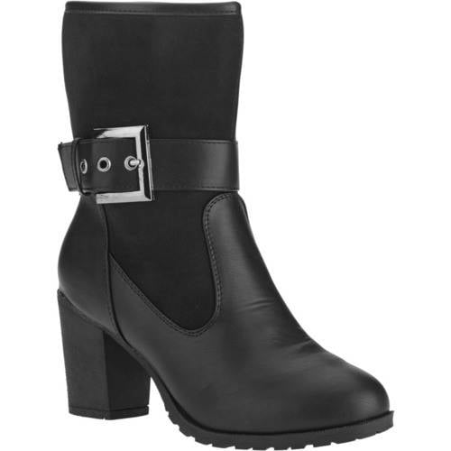 Forever Young Women's Buckle Strap Ankle Bootie - Walmart.com