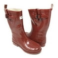 thumbnail image 1 of Forever Young Women's Croc Texture Rain Boots, 1 of 6