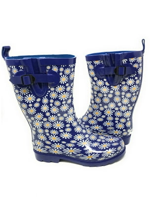 Forever young women's short shaft rain boots croc hot sale texture