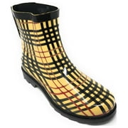 Forever Young Women's Fashion Two Tone Tall Shaft Rain Boots