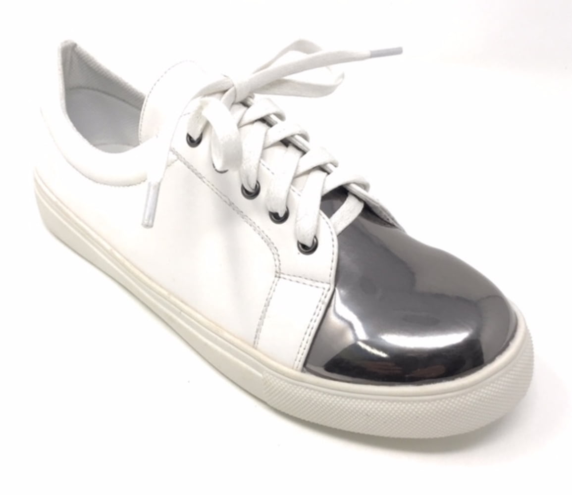 Forever Young Women's Metallic Tip Lace up Sneakers