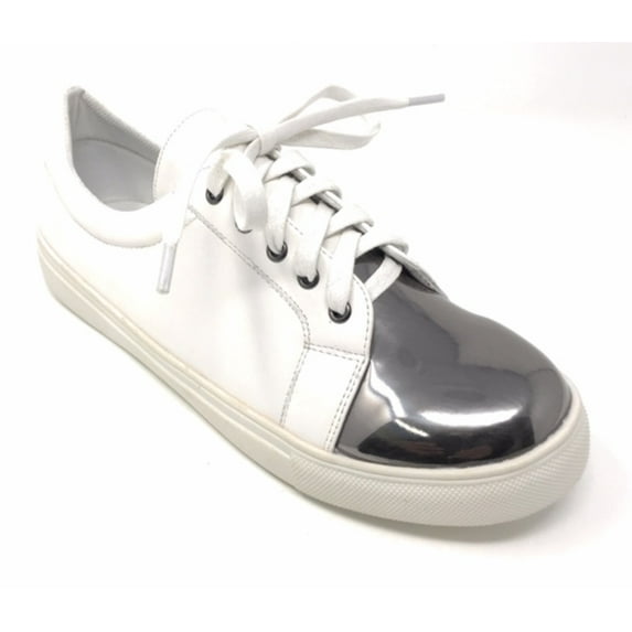Forever Young Women's Metallic Tip Lace up Sneakers
