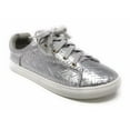 thumbnail image 1 of Forever Young Women's Metallic Weaved Textured Lace up Sneakers, 1 of 5