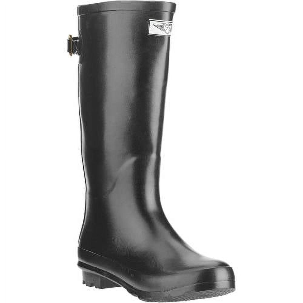Forever Young Women's Mock Zipper Rain Boot