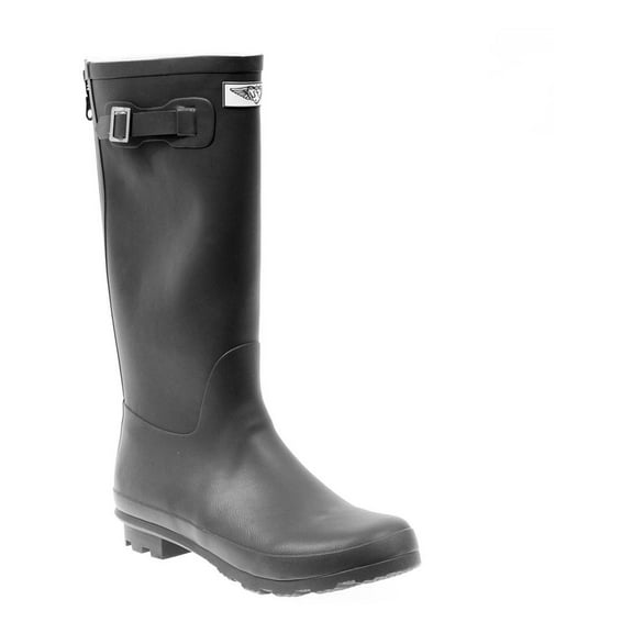Forever Young Women's Mock Zipper Rain Boot