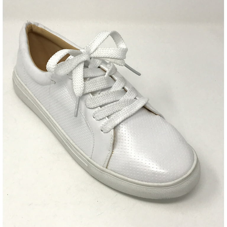Forever Young Women s Perforated Lace up Sneakers