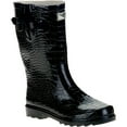 thumbnail image 1 of Forever Young Women's Short Shaft Rain Boots Croc Texture, 1 of 5