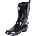Forever Young Women's Short Strapped with Buckle Rain Boot