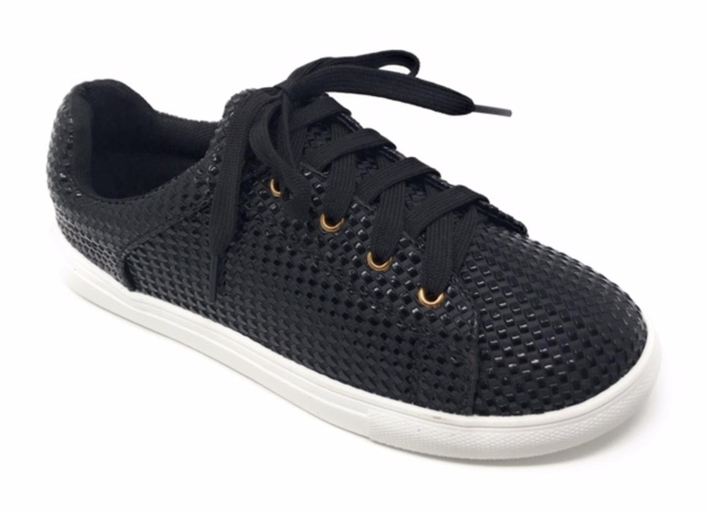 Forever Young Women's Textured Material Lace up Sneakers
