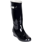 Forever Young Womens Two Tone Tall Rain Boot