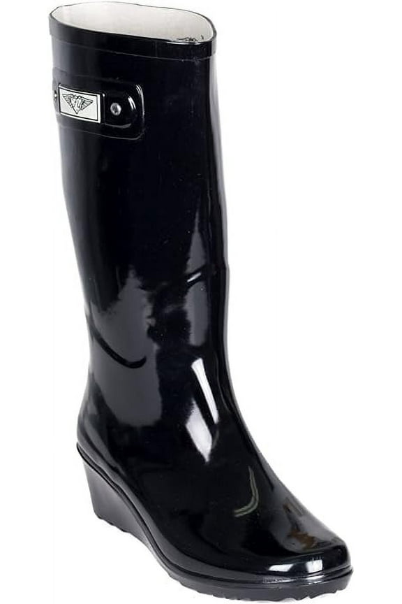 Women's Two Tone Tall Rain Boot