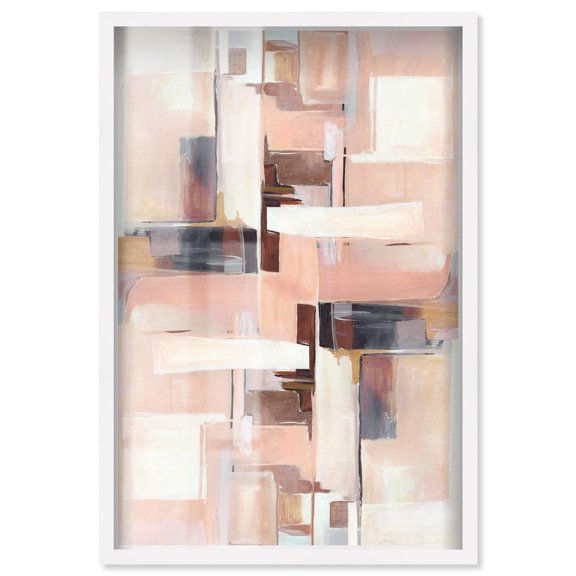 Forever Yours Shadowbox Print Pastel Decor by Art Remedy, White Frame, 16 x 24