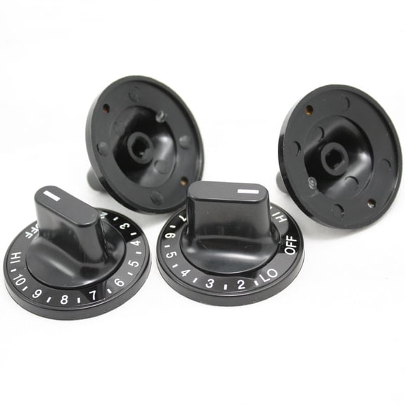ForeverPRO 12200035 Top Burner Control Knob Kit for Whirlpool Cooktop (AP4011301) 1658 7-3272 7-3662