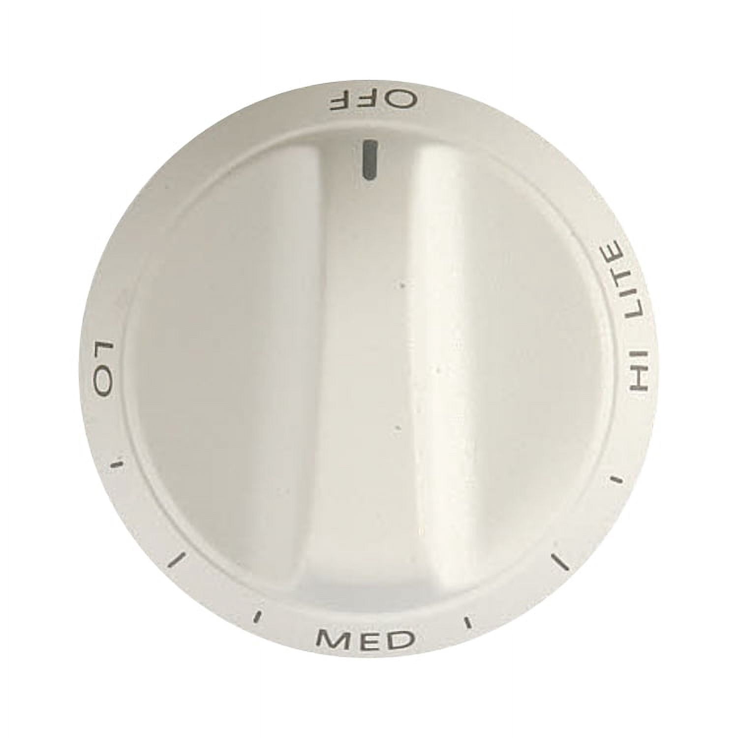 ForeverPRO 31905408W Knob Top Burner Valve (Wht) for Amana Cooktop 315630W 31760411W 504027 AH2033890