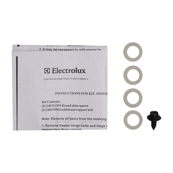 ForeverPRO 5303918375 Hinge Shim Kit for Frigidaire Appliance 75303918375