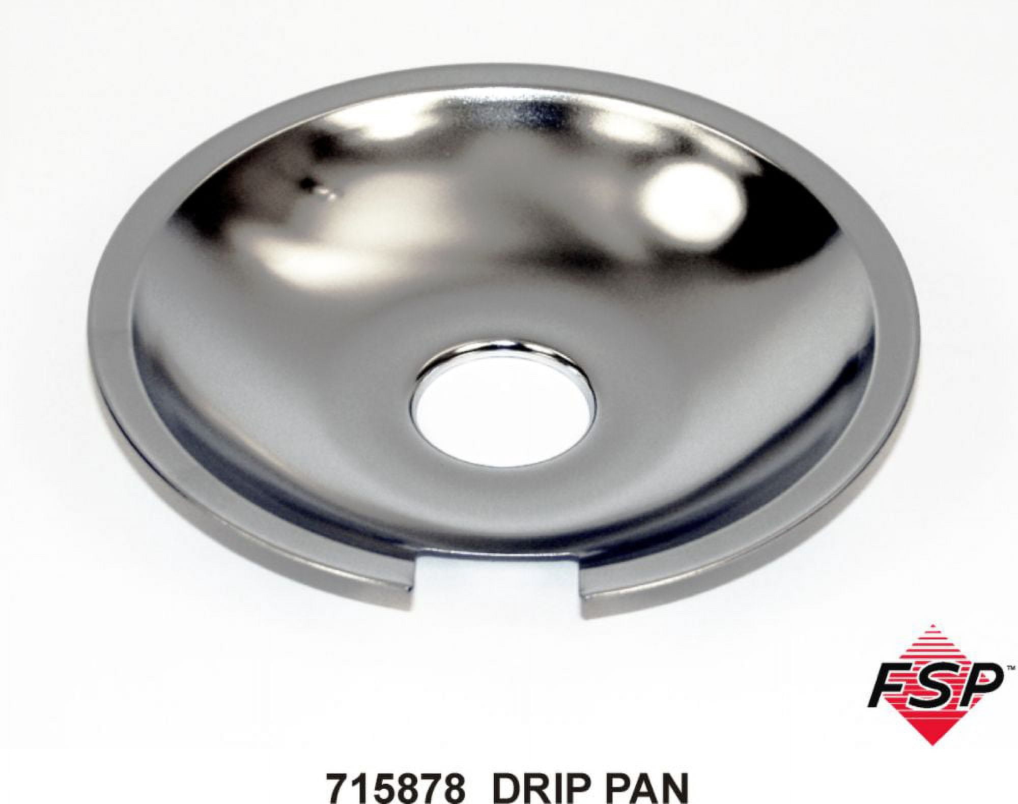 ForeverPRO 715878 8 Inch Drip Pan for Whirlpool Range 715878 4381751 2612 4371751