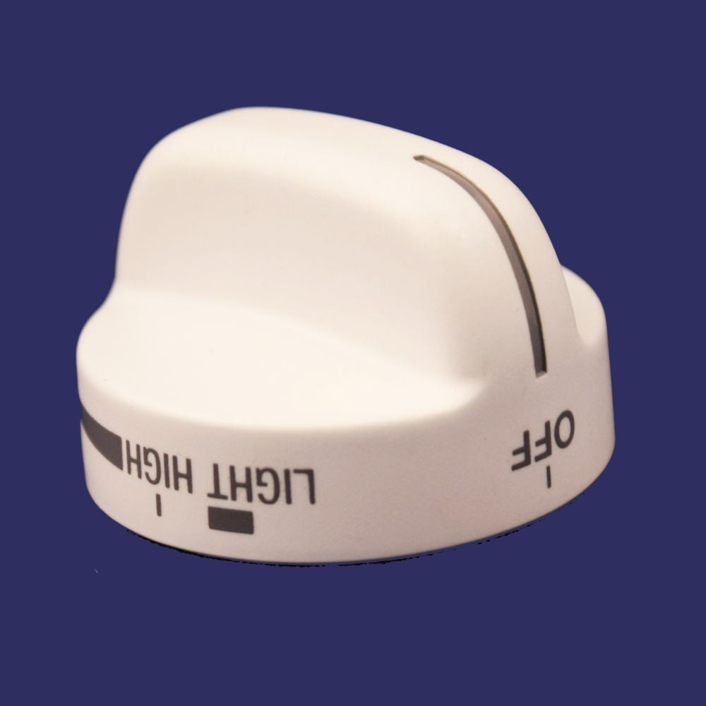 ForeverPRO 8053596 Control Knob (White) for Whirlpool Range 8053602 8053599 3195958 3196542