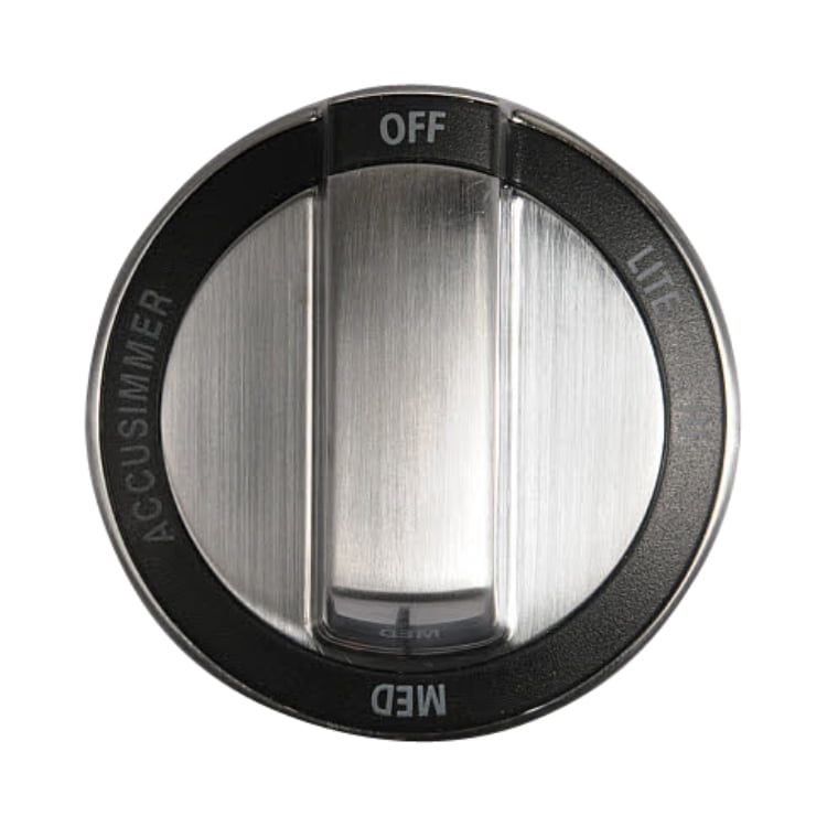 ForeverPRO W10415451 Knob Plated for Whirlpool Range 2118720 AH3497662 EA3497662 PS3497662