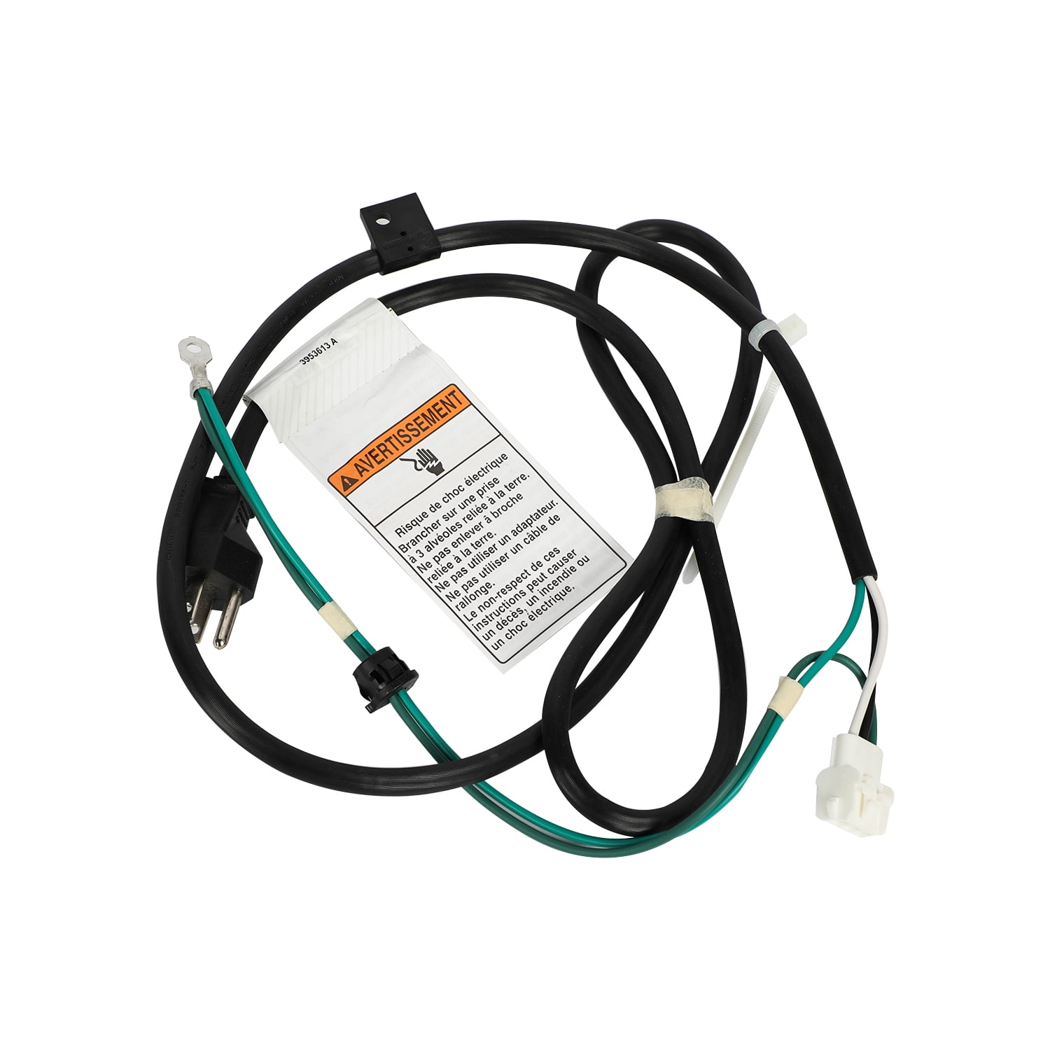 ForeverPRO W10831279 Cord-Power for Whirlpool Dishwasher 8566201 W10219671 W10536674