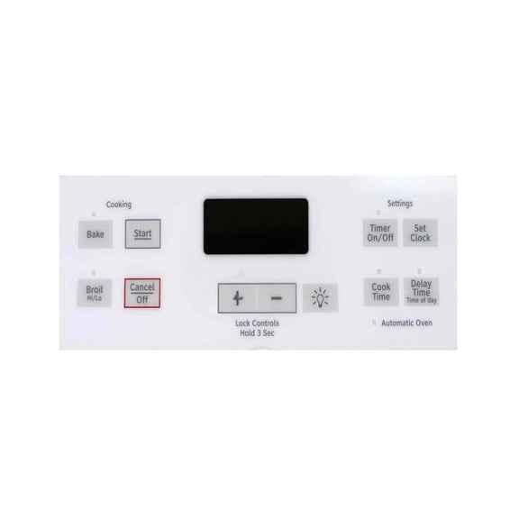 ForeverPRO WB07X22662 Range Control Panel - White for GE Range
