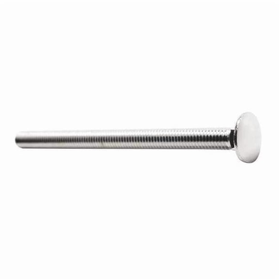 Carriage Bolt, Square Neck, 1/4"-20, 3-1/2 in L, 18-8 Stainless Steel, Not Graded, NL-19(SM), 25 PK
