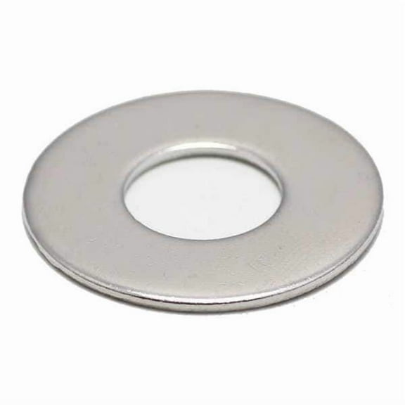 Flat Washer, For Screw Size 1/4" ,Stainless Steel NL-19 Finish, 25 PK