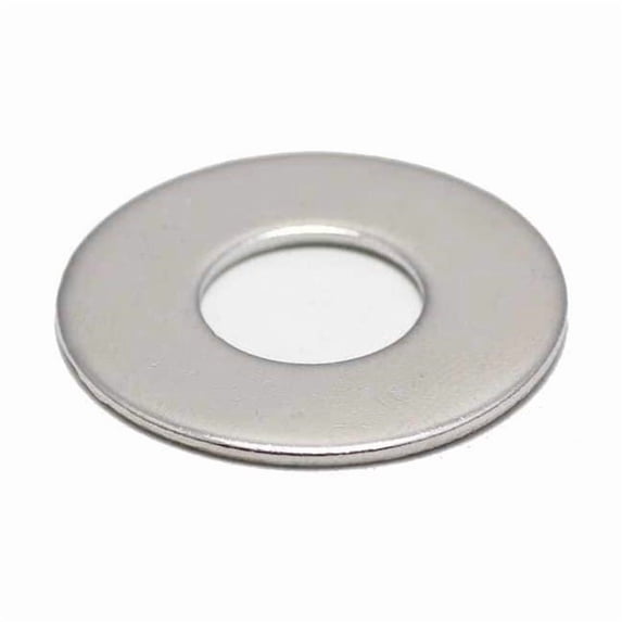 Flat Washer, For Screw Size 1/4" ,Stainless Steel NL-19 Finish, 25 PK