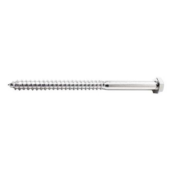 Foreverbolt Hex Lag Screw,1/2",NL-19,6"L,PK5 FBLB126P5