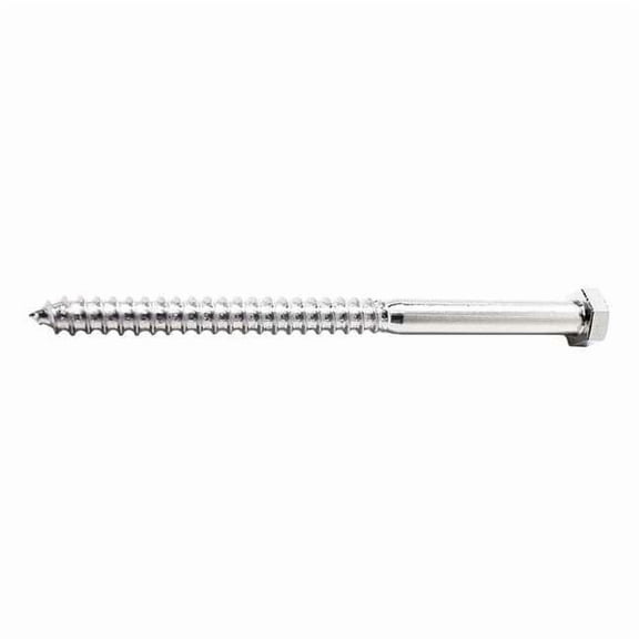 Foreverbolt Hex Lag Screw,1/4",NL-19,6"L,PK10 FBLB146P10