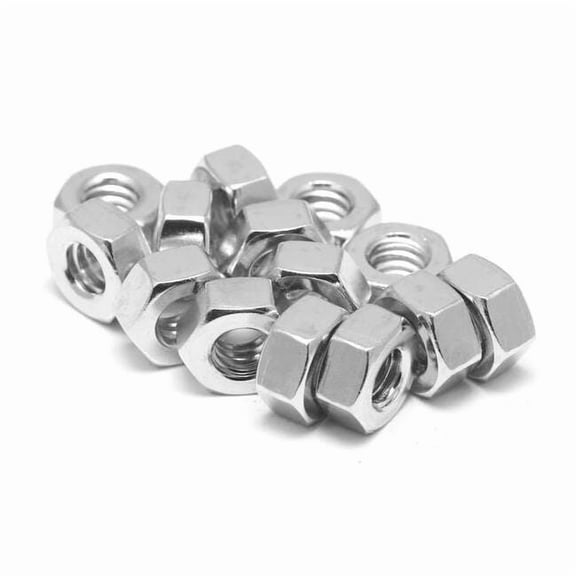 Heavy Hex Nut, 5/16"-18, 18-8 Stainless Steel, Not Graded, Advanced Corrosion Resistance, 50 PK